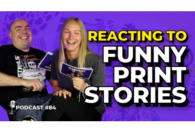 Reacting to Funny Heat Printing Stories On The Podcast