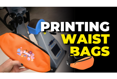 How To Heat Print Waist Bags