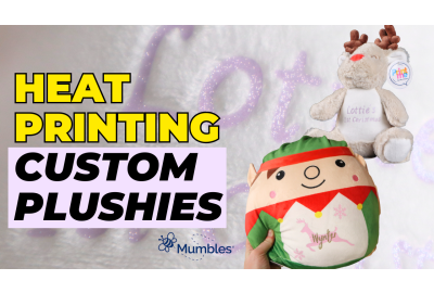 How To Heat Print Custom Plushie Teddies