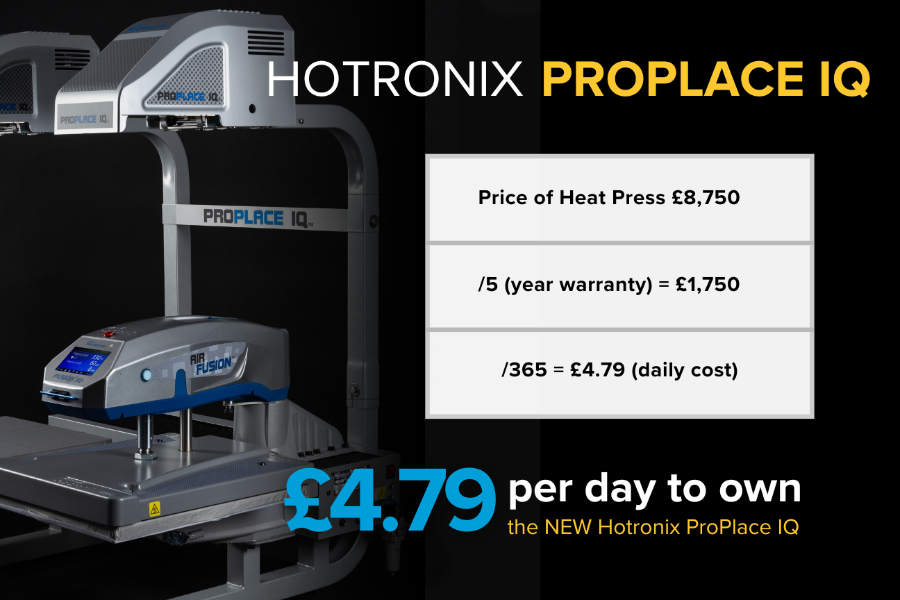 Hotronix Air Fusion IQ Heat Press Payoff