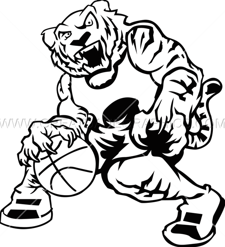 DTG Tiger artwork from Great Dane Graphics